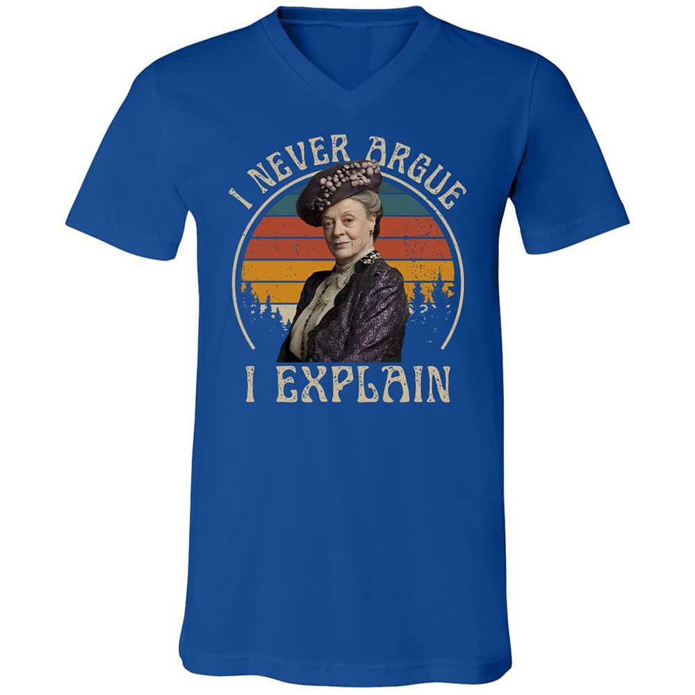 Unisex V-Neck T-Shirt - V9F3MAJH - True Royal - 4