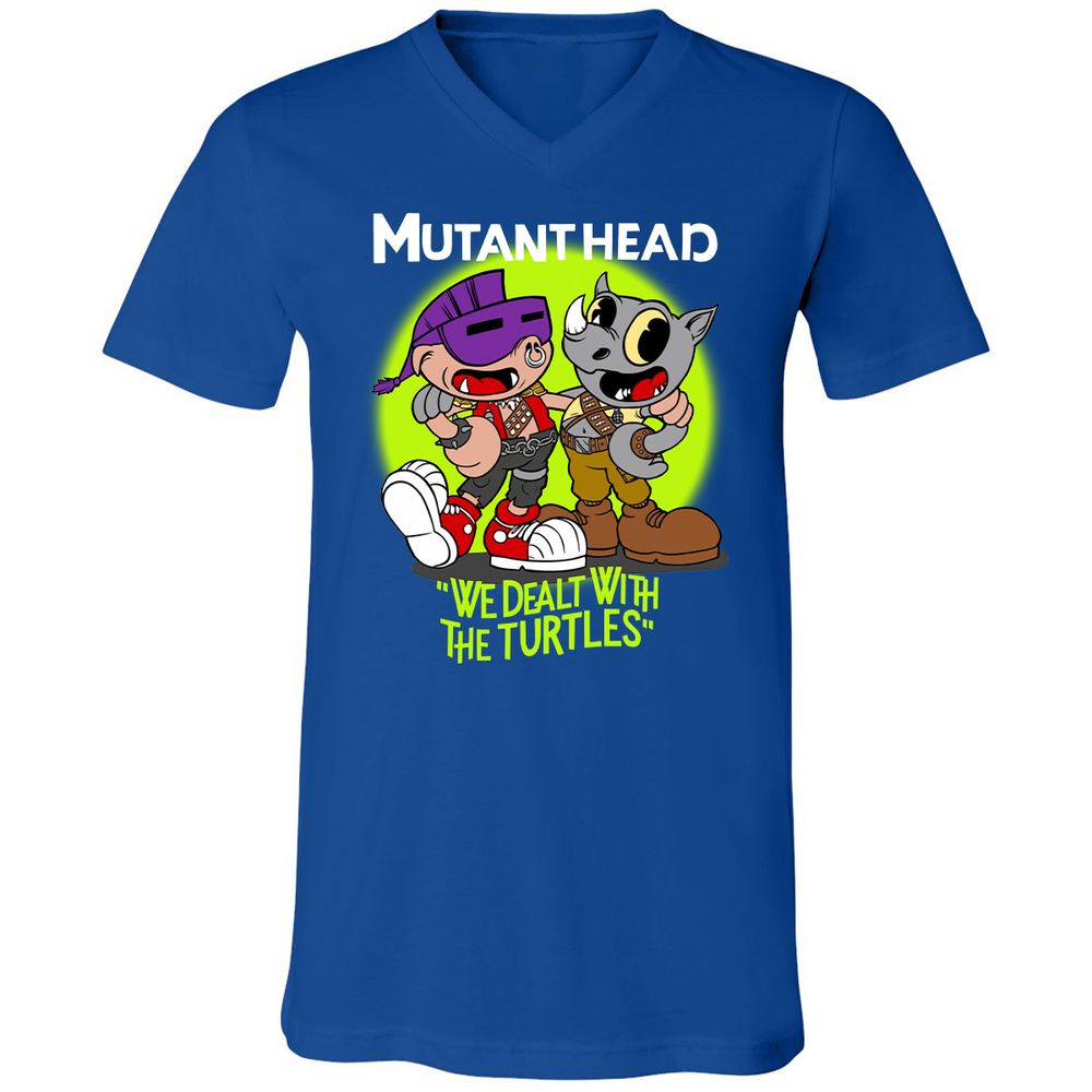 Unisex V-Neck T-Shirt - FA8LTXUK - True Royal - 4