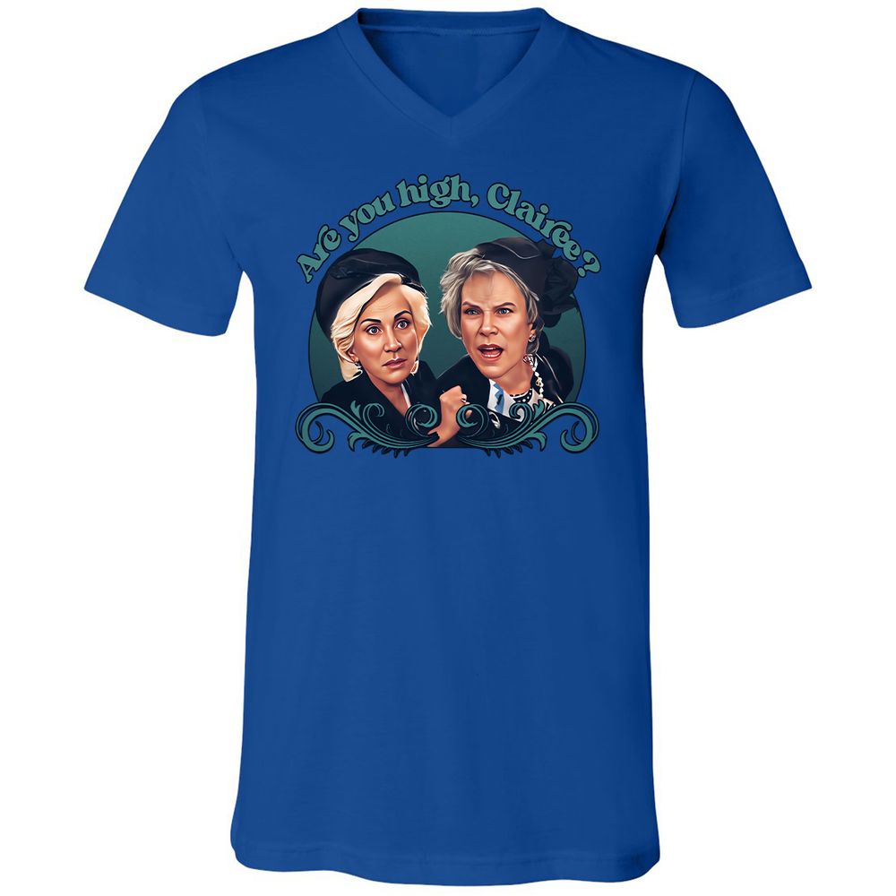 Unisex V-Neck T-Shirt - Q7DRMYXD - True Royal - 4