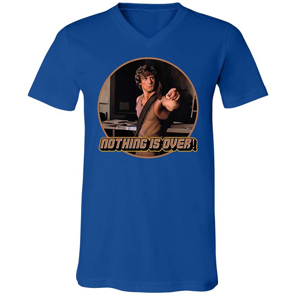 Unisex V-Neck T-Shirt - MSABL1HT - True Royal - 4