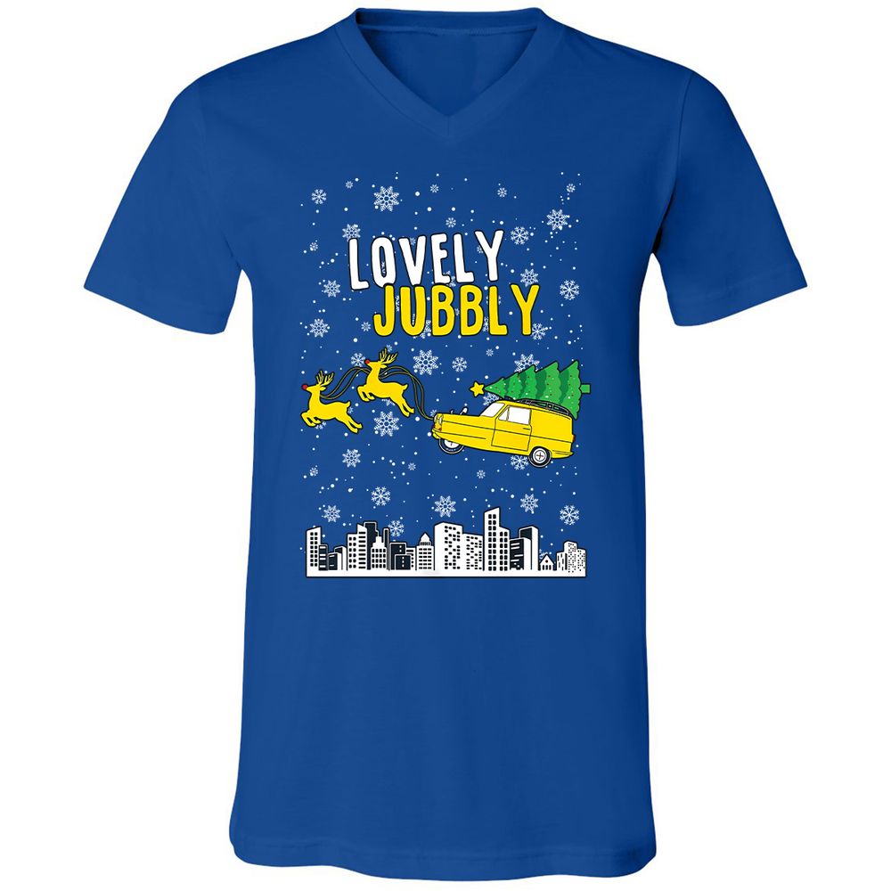 Unisex V-Neck T-Shirt - KV2KPCXC - True Royal - 4