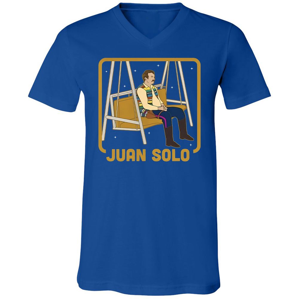 Unisex V-Neck T-Shirt - Y15PBV28 - True Royal - 4