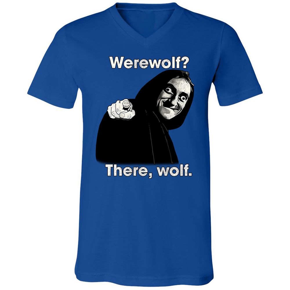 Unisex V-Neck T-Shirt - XG3TZREL - True Royal - 4