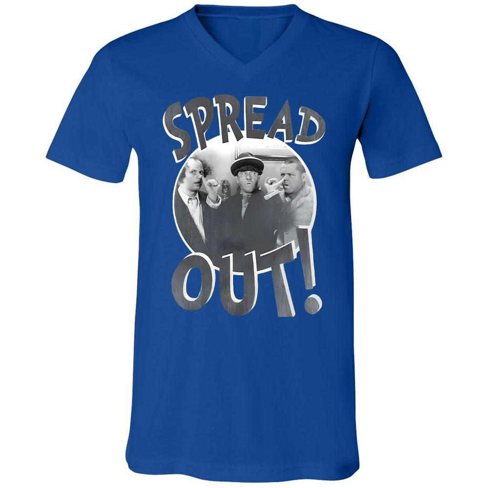 Unisex V-Neck T-Shirt - AN5QSR1Z - True Royal - 4