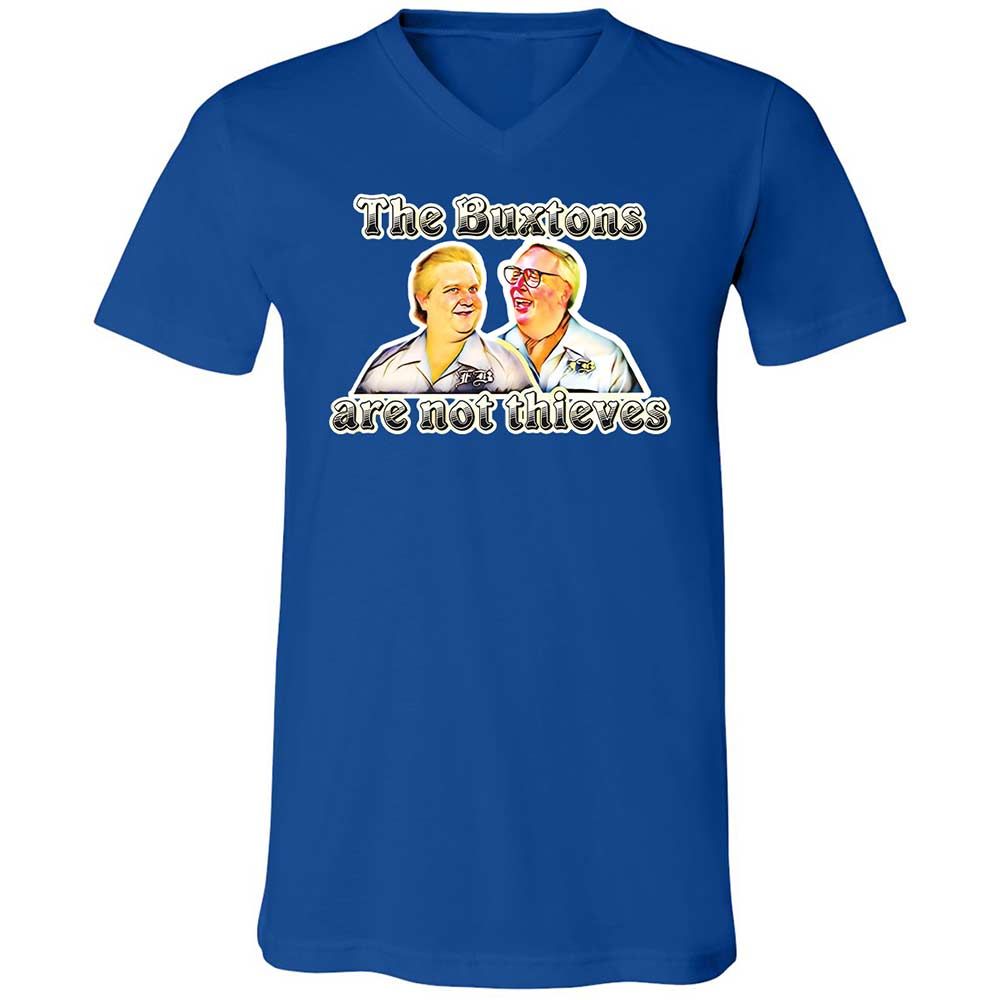 Unisex V-Neck T-Shirt - Z3MKLD1D - True Royal - 4