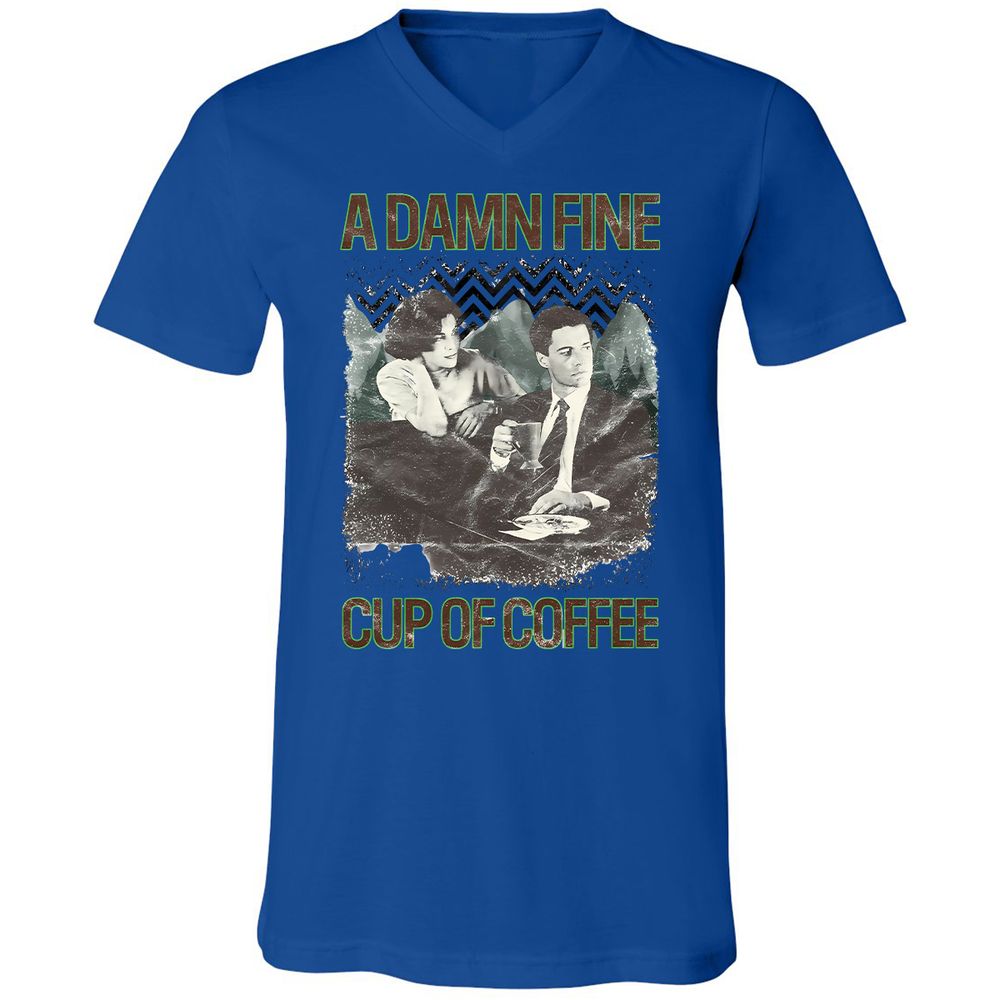 Unisex V-Neck T-Shirt - NFF1TDD7 - True Royal - 4
