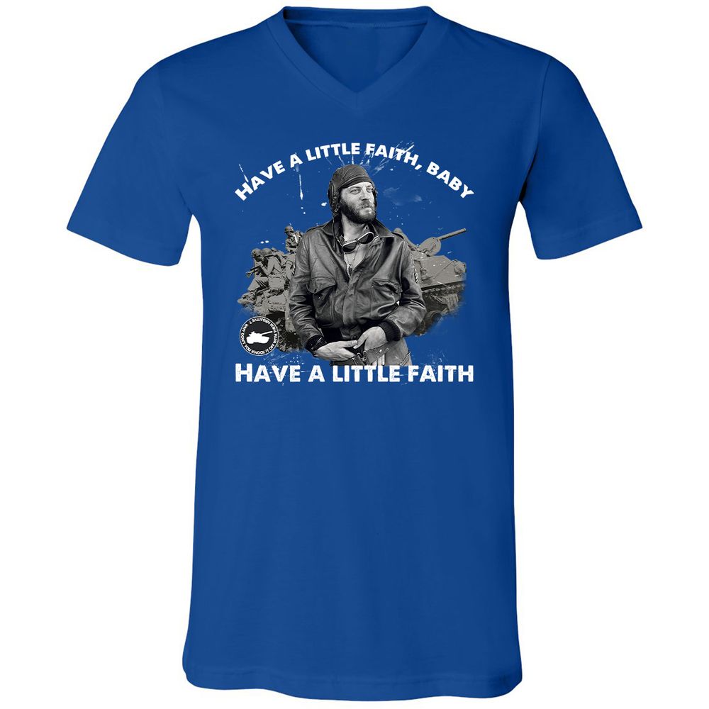 Unisex V-Neck T-Shirt - UGX8D2S4 - True Royal - 4