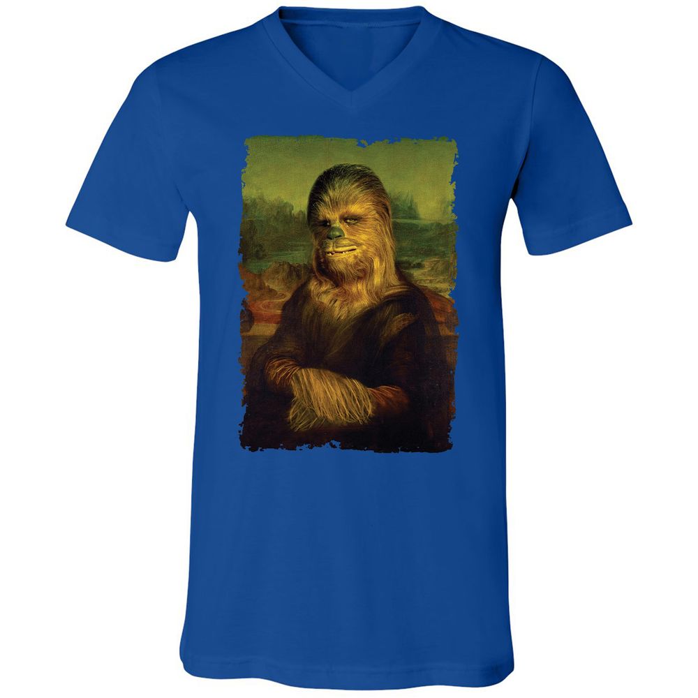 Unisex V-Neck T-Shirt - 49V8AQL4 - True Royal - 4