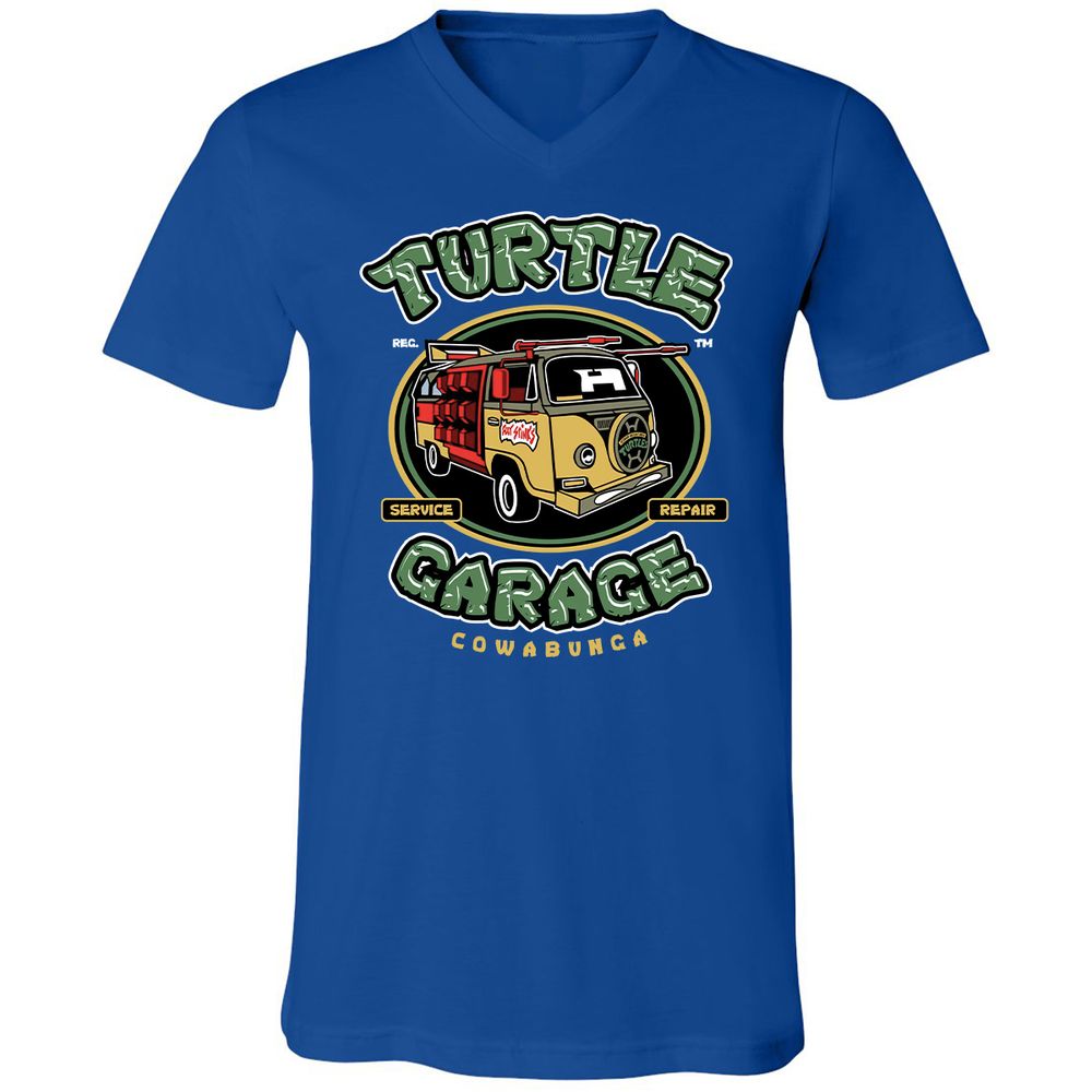 Unisex V-Neck T-Shirt - 29GU3KC3 - True Royal - 4