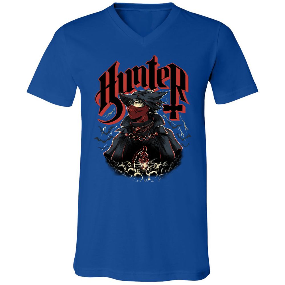 Unisex V-Neck T-Shirt - 88RY3SXU - True Royal - 4