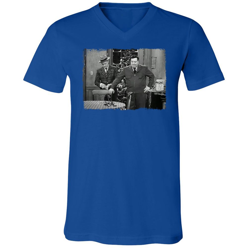 Unisex V-Neck T-Shirt - ZUZRZUPZ - True Royal - 4
