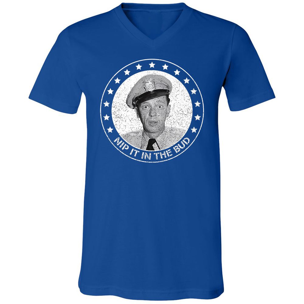 Unisex V-Neck T-Shirt - 43ZLWBS7 - True Royal - 4