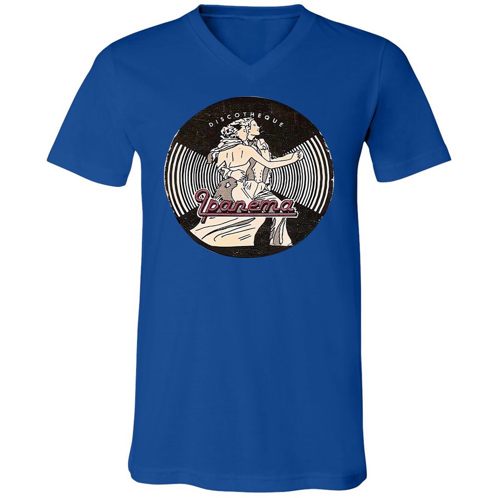 Unisex V-Neck T-Shirt - 8JHXYJDR - True Royal - 4