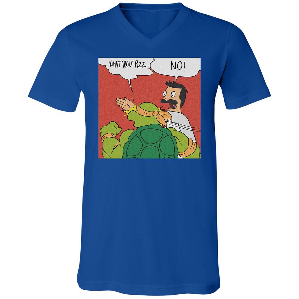 Unisex V-Neck T-Shirt - EDMT4NVF - True Royal - 4