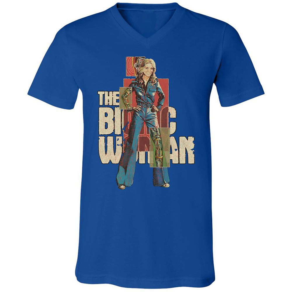 Unisex V-Neck T-Shirt - WUNFJP63 - True Royal - 4