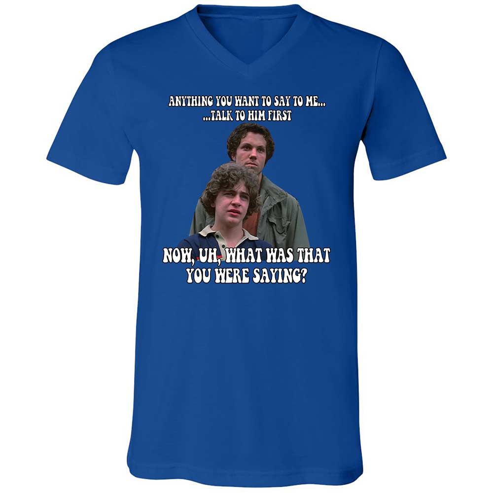 Unisex V-Neck T-Shirt - 36L2W5V7 - True Royal - 4