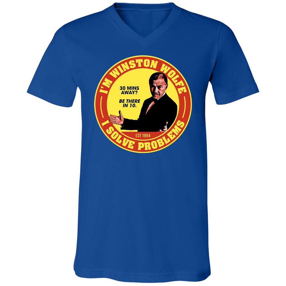 Unisex V-Neck T-Shirt - S2TWLL64 - True Royal - 4