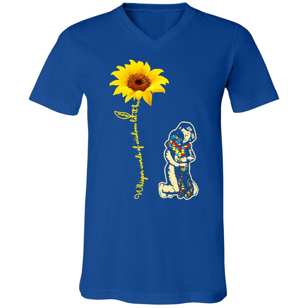 Unisex V-Neck T-Shirt - 4SWCKU3W - True Royal - 4