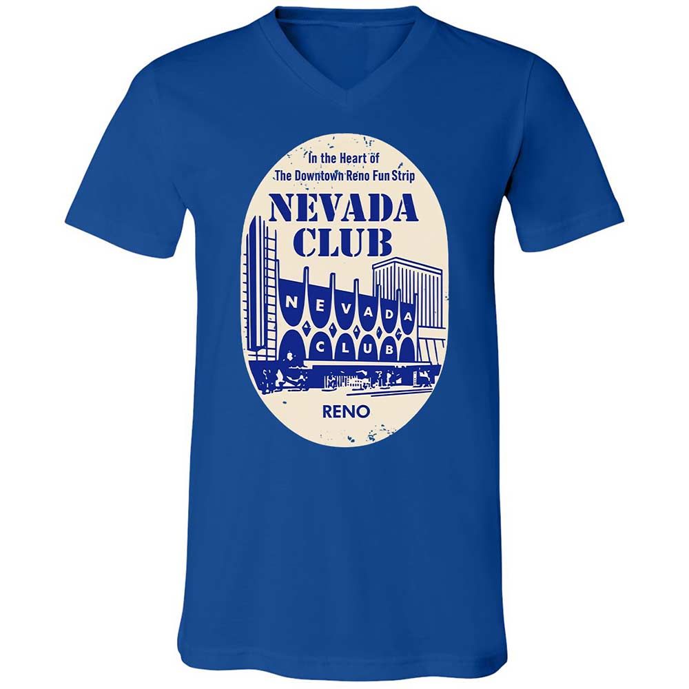 Unisex V-Neck T-Shirt - YMDK1FYG - True Royal - 4