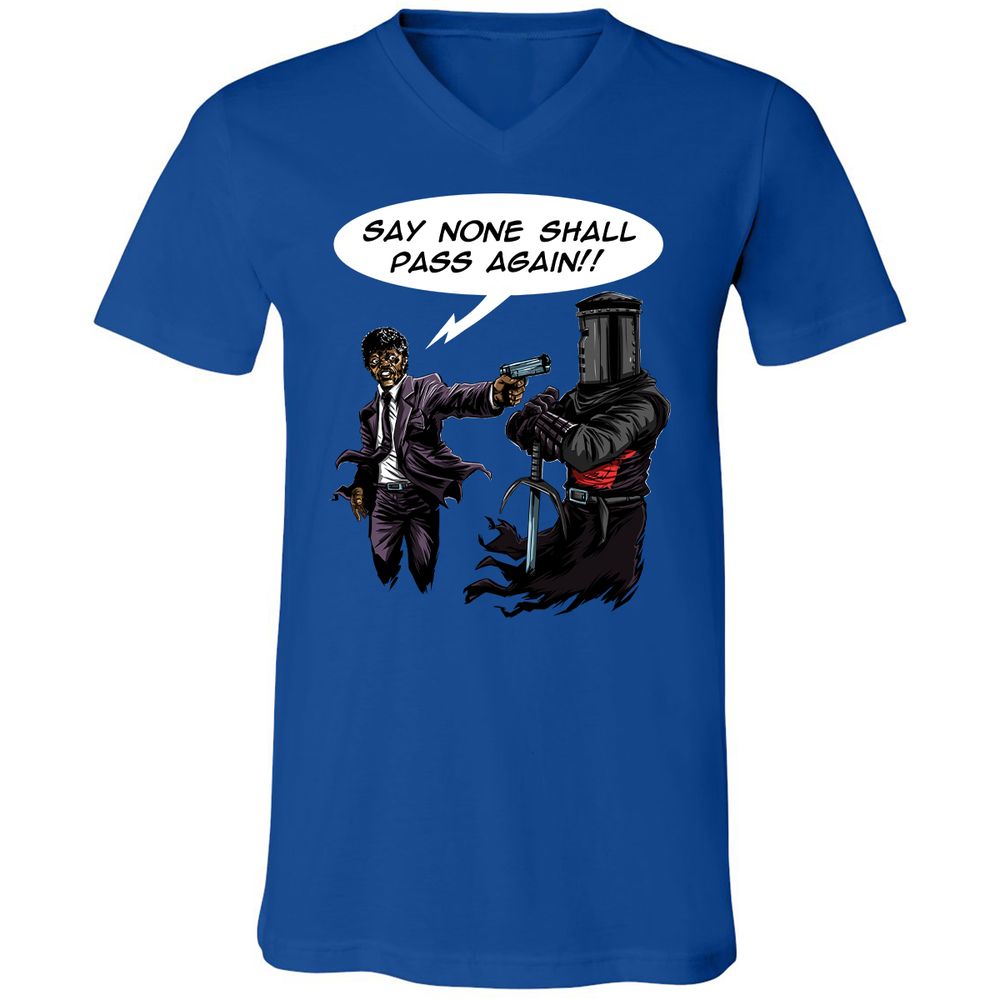 Unisex V-Neck T-Shirt - 5VLJ35MX - True Royal - 4