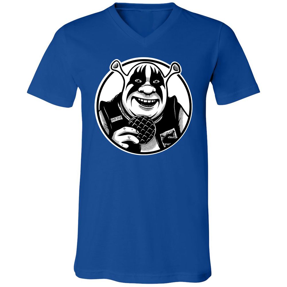 Unisex V-Neck T-Shirt - FEAMGZ36 - True Royal - 4