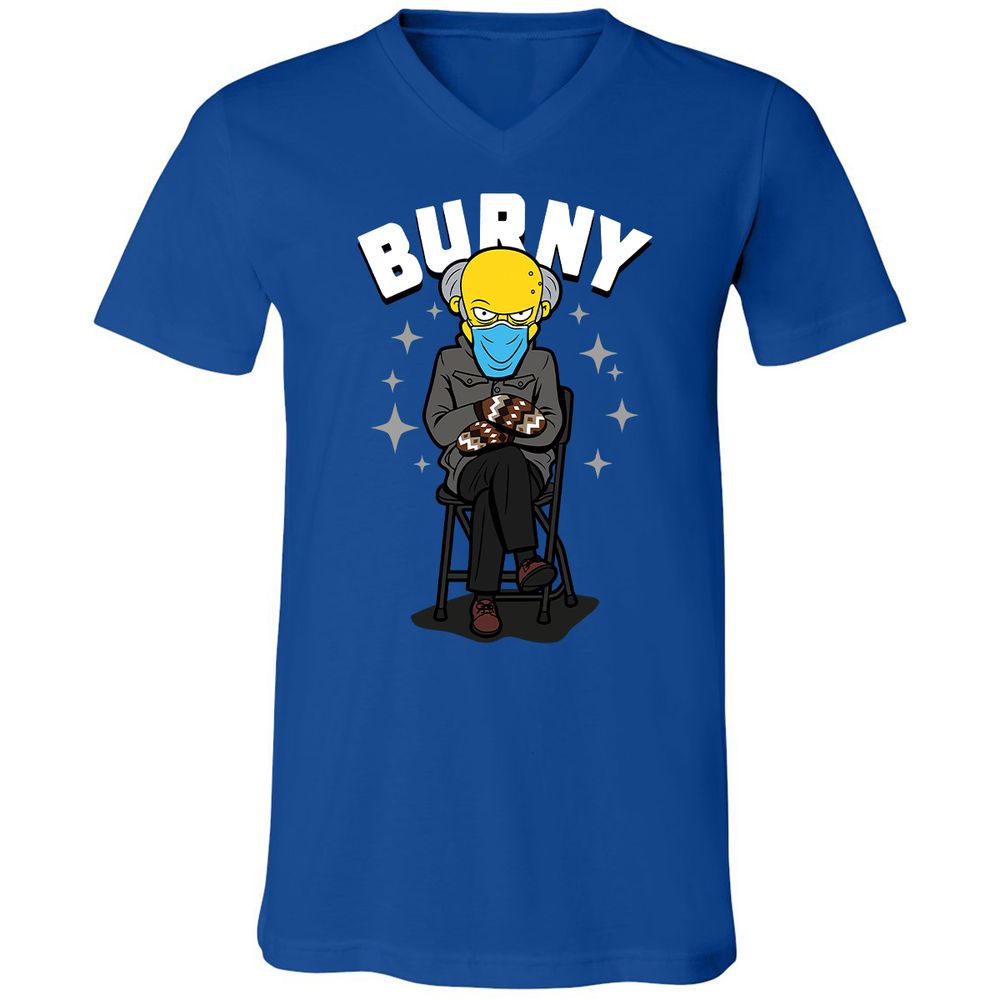 Unisex V-Neck T-Shirt - GCMK9PAW - True Royal - 4