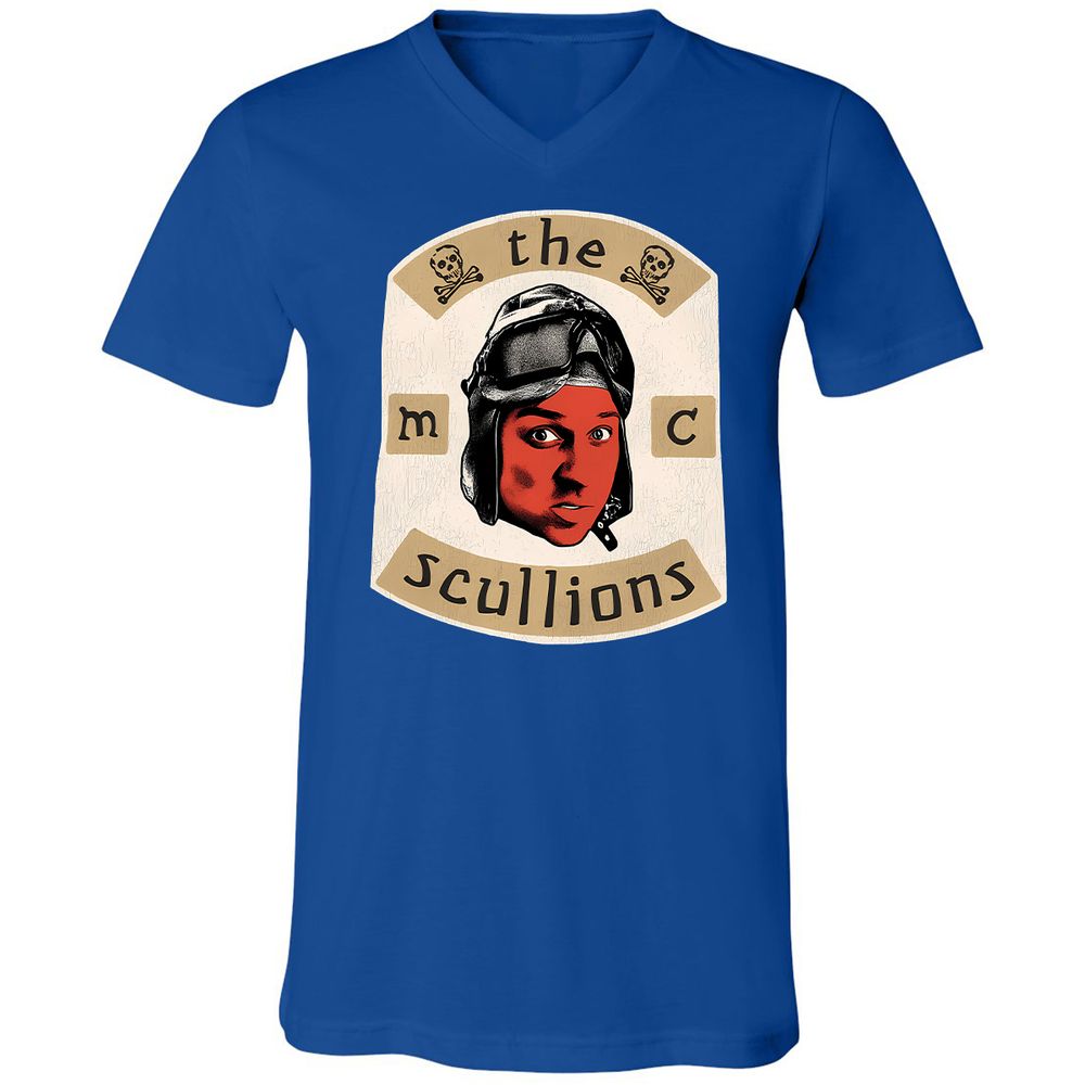 Unisex V-Neck T-Shirt - U55SWYSS - True Royal - 4