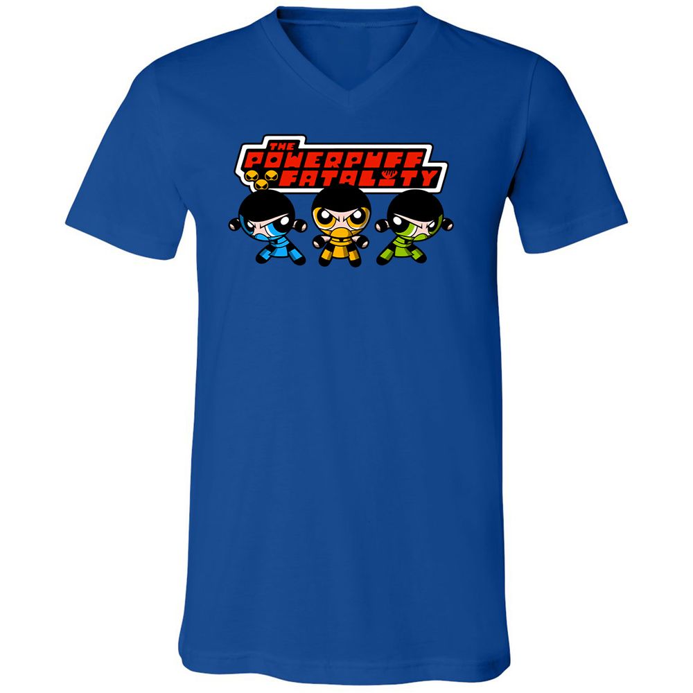 Unisex V-Neck T-Shirt - 3XM66BWP - True Royal - 4
