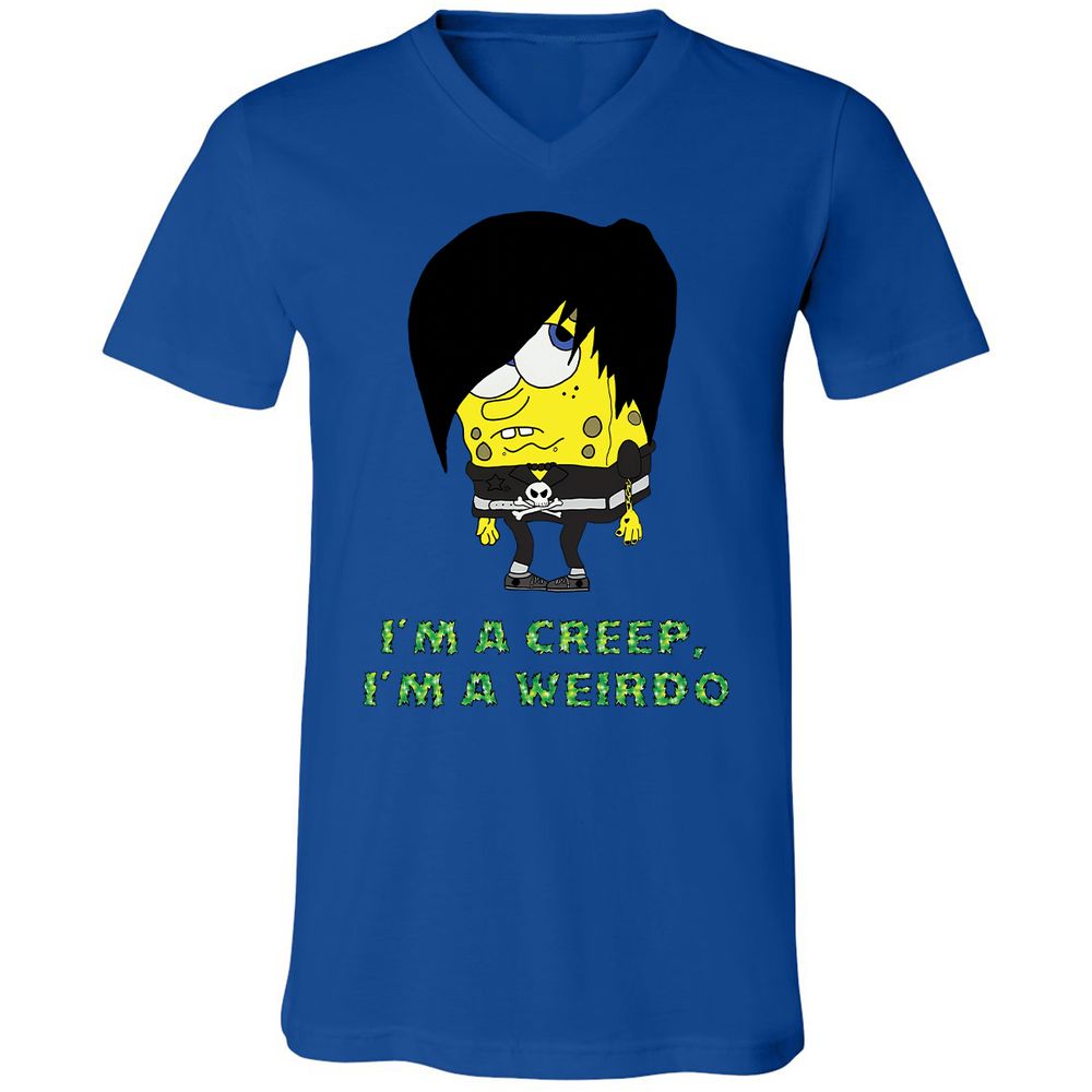 Unisex V-Neck T-Shirt - LCVV9YMR - True Royal - 4