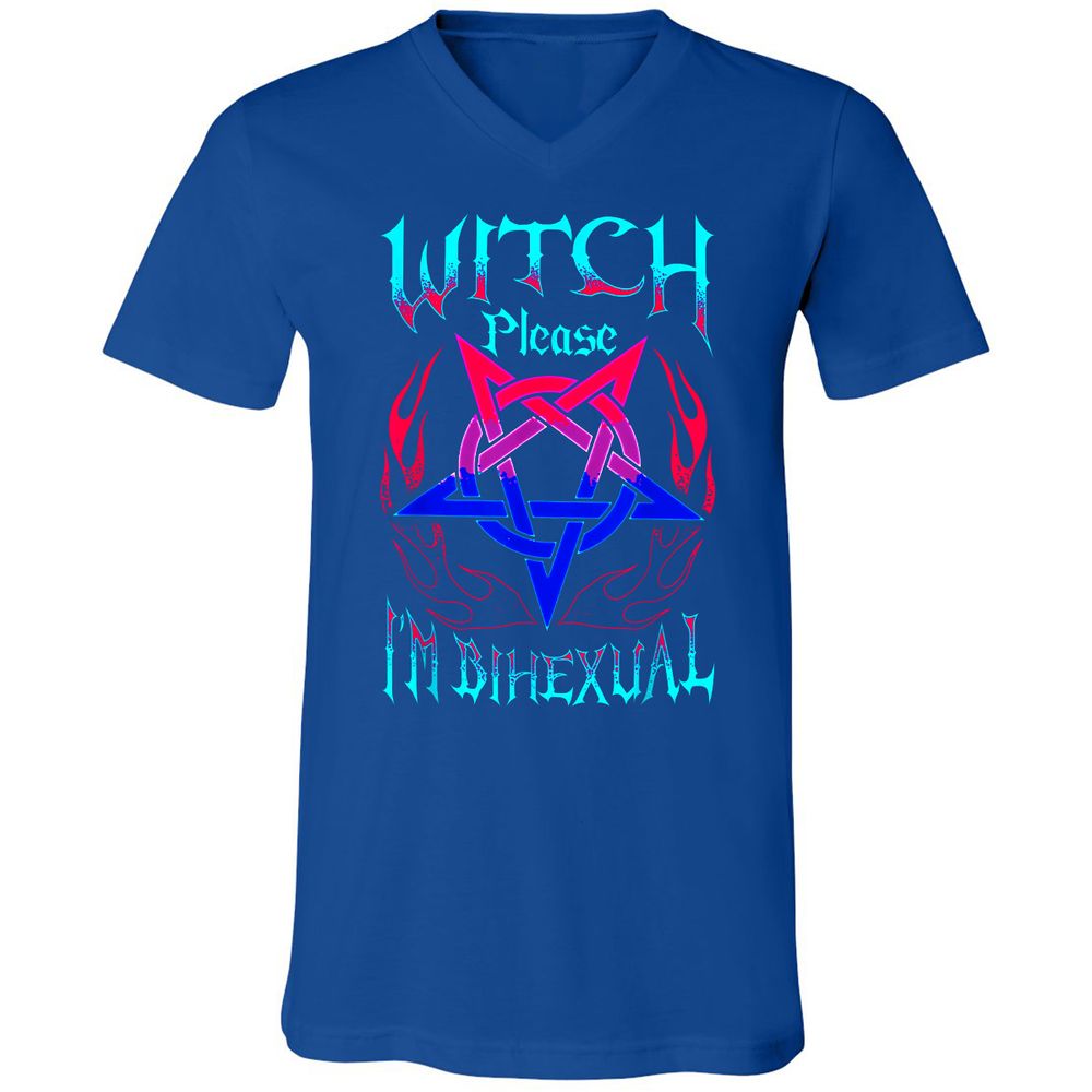 Unisex V-Neck T-Shirt - FRX93FB3 - True Royal - 4