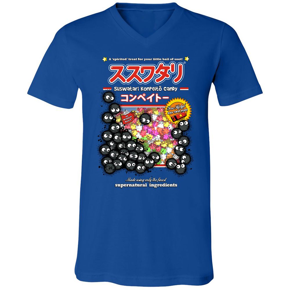 Unisex V-Neck T-Shirt - ZXHU5ZQF - True Royal - 4