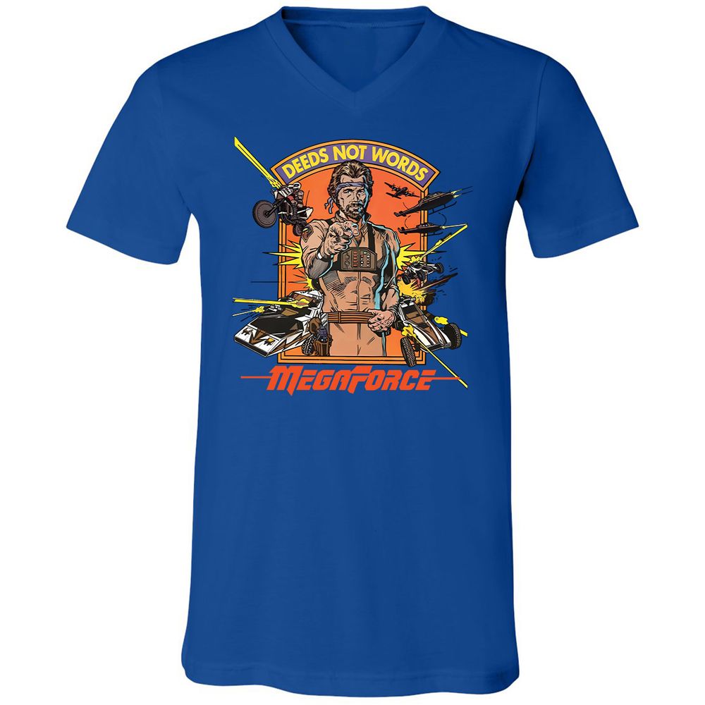 Unisex V-Neck T-Shirt - 5SYHEMW9 - True Royal - 4