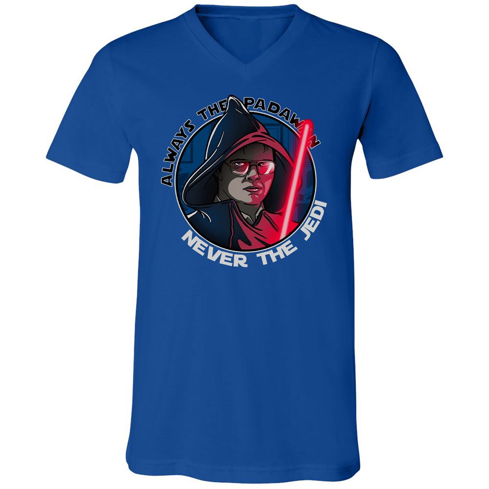 Unisex V-Neck T-Shirt - C5FKZ32J - True Royal - 4