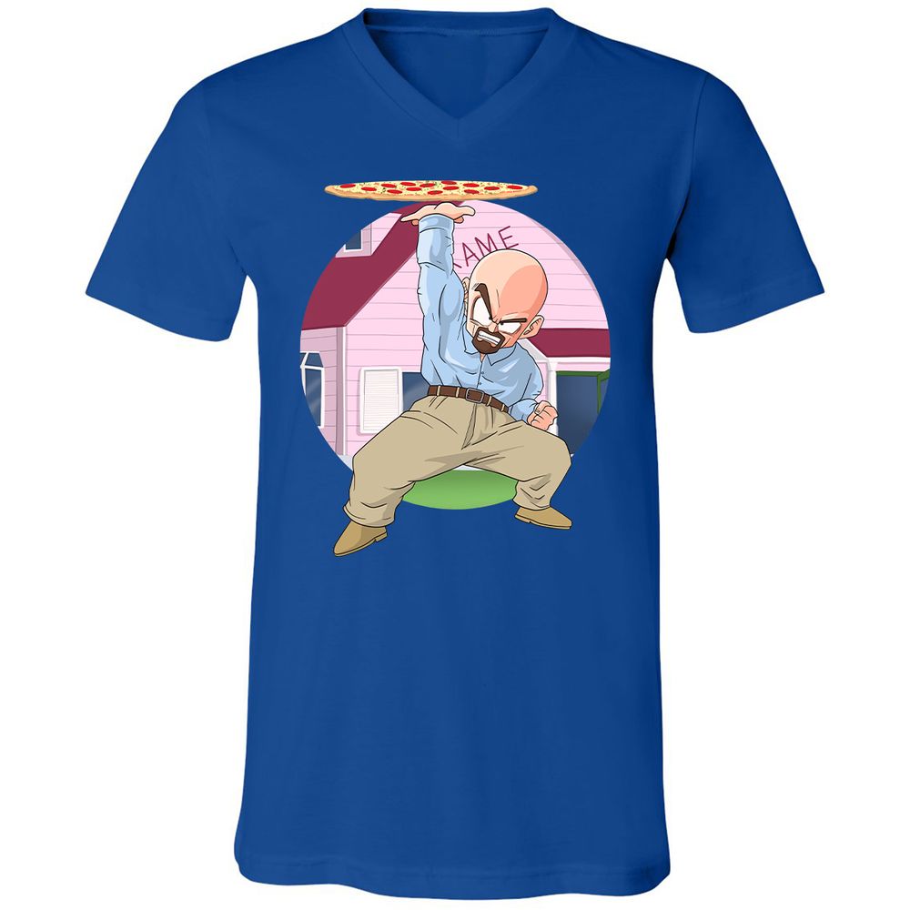 Unisex V-Neck T-Shirt - Z32ADK3X - True Royal - 4