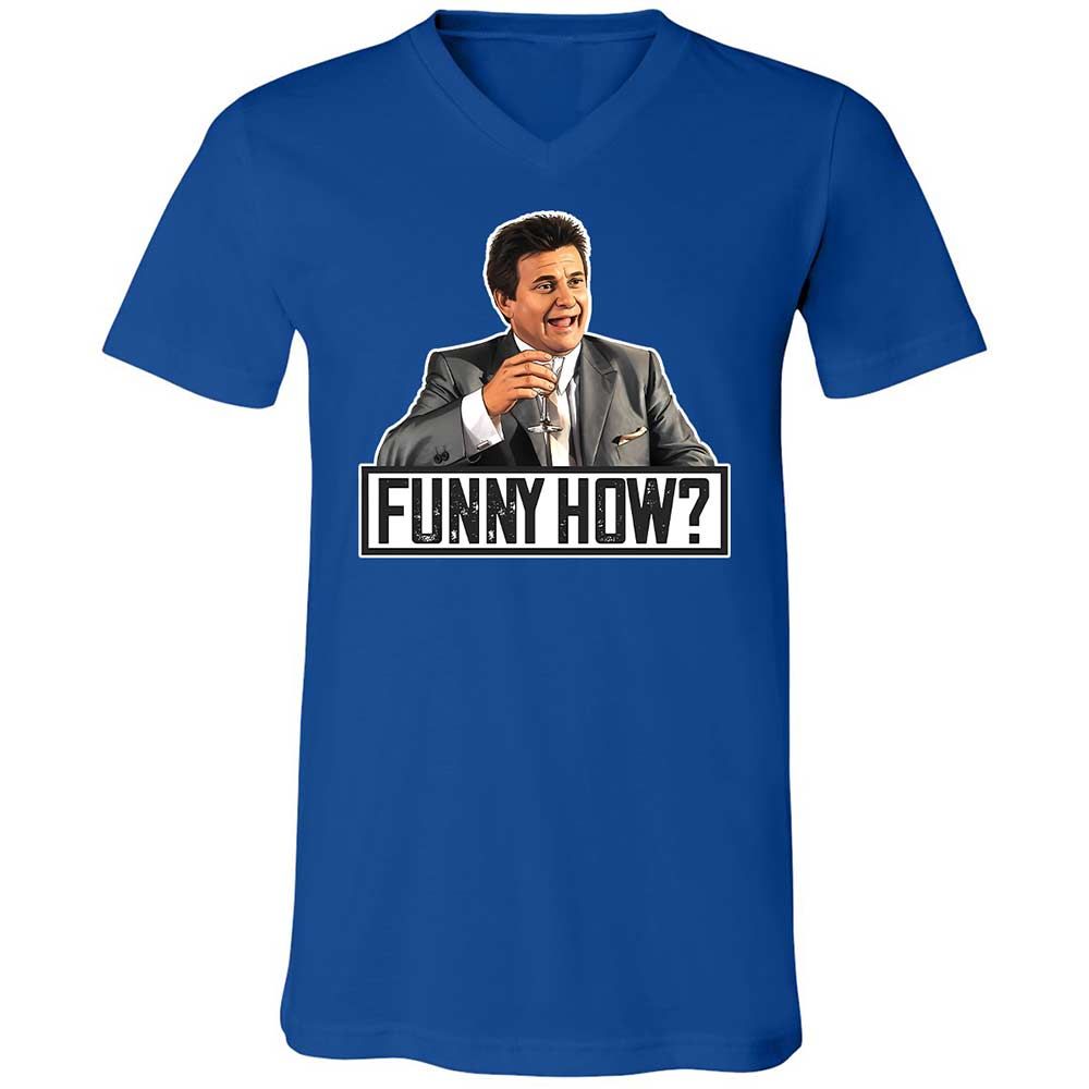 Unisex V-Neck T-Shirt - 29VAQ1FL - True Royal - 4