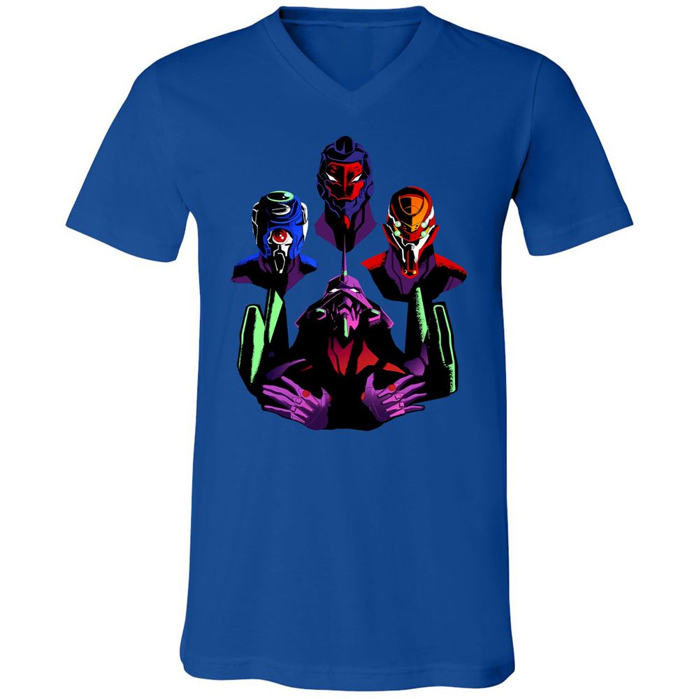 Unisex V-Neck T-Shirt - 7RPGW4W7 - True Royal - 4