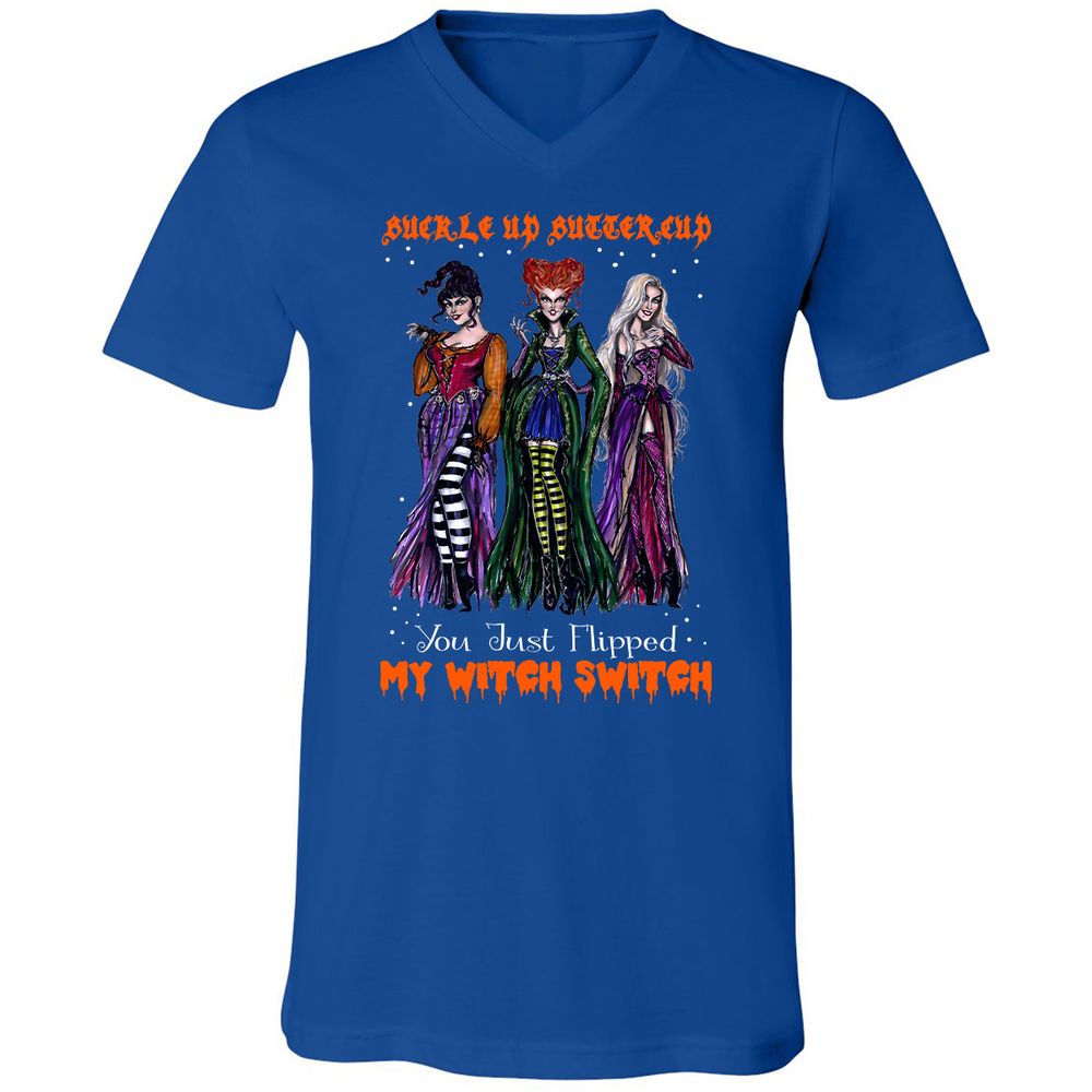 Unisex V-Neck T-Shirt - N7MTNJUT - True Royal - 4