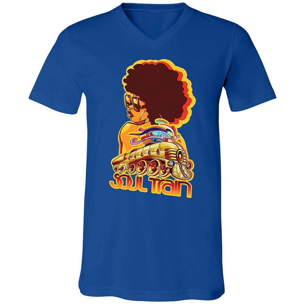 Unisex V-Neck T-Shirt - 6MHRA2ZP - True Royal - 4