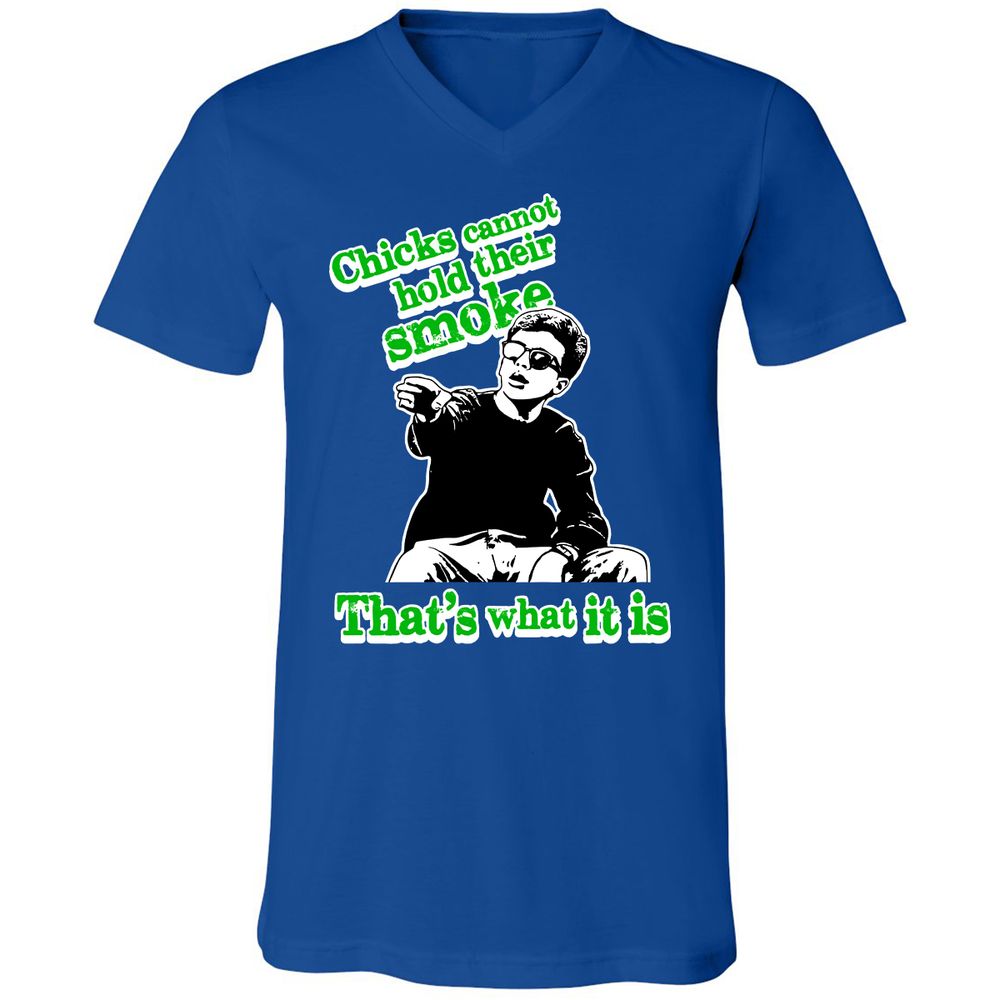 Unisex V-Neck T-Shirt - SVLVXA4P - True Royal - 4