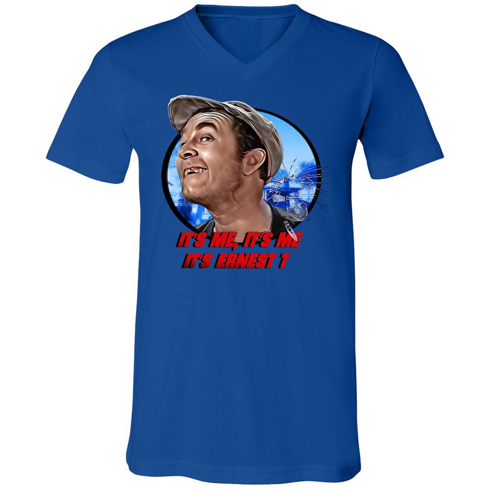 Unisex V-Neck T-Shirt - 3YVVWK55 - True Royal - 4