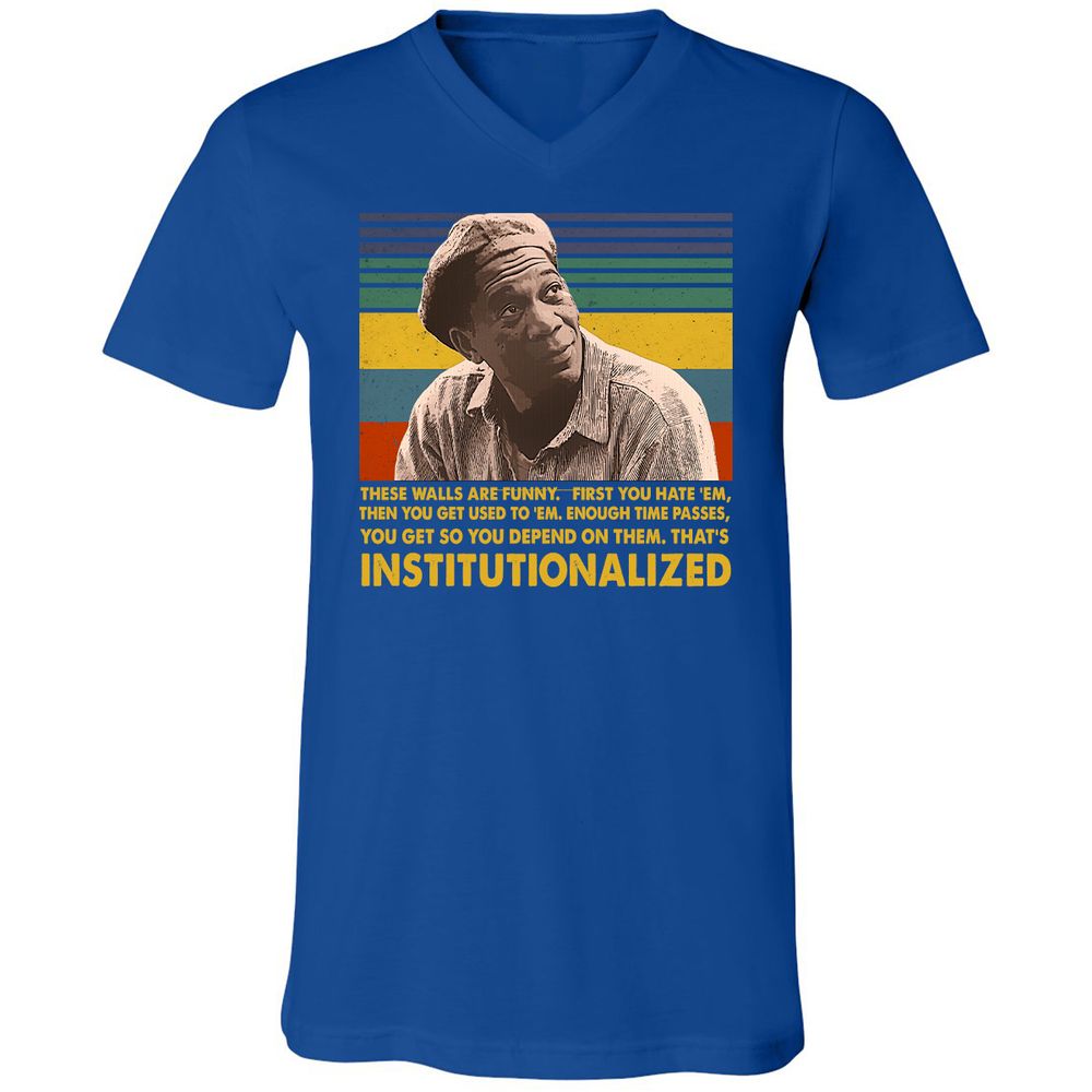 Unisex V-Neck T-Shirt - VDG36S2P - True Royal - 4