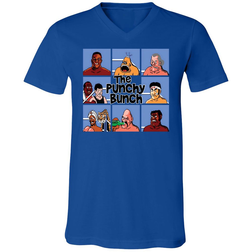 Unisex V-Neck T-Shirt - JAJGFXZY - True Royal - 4