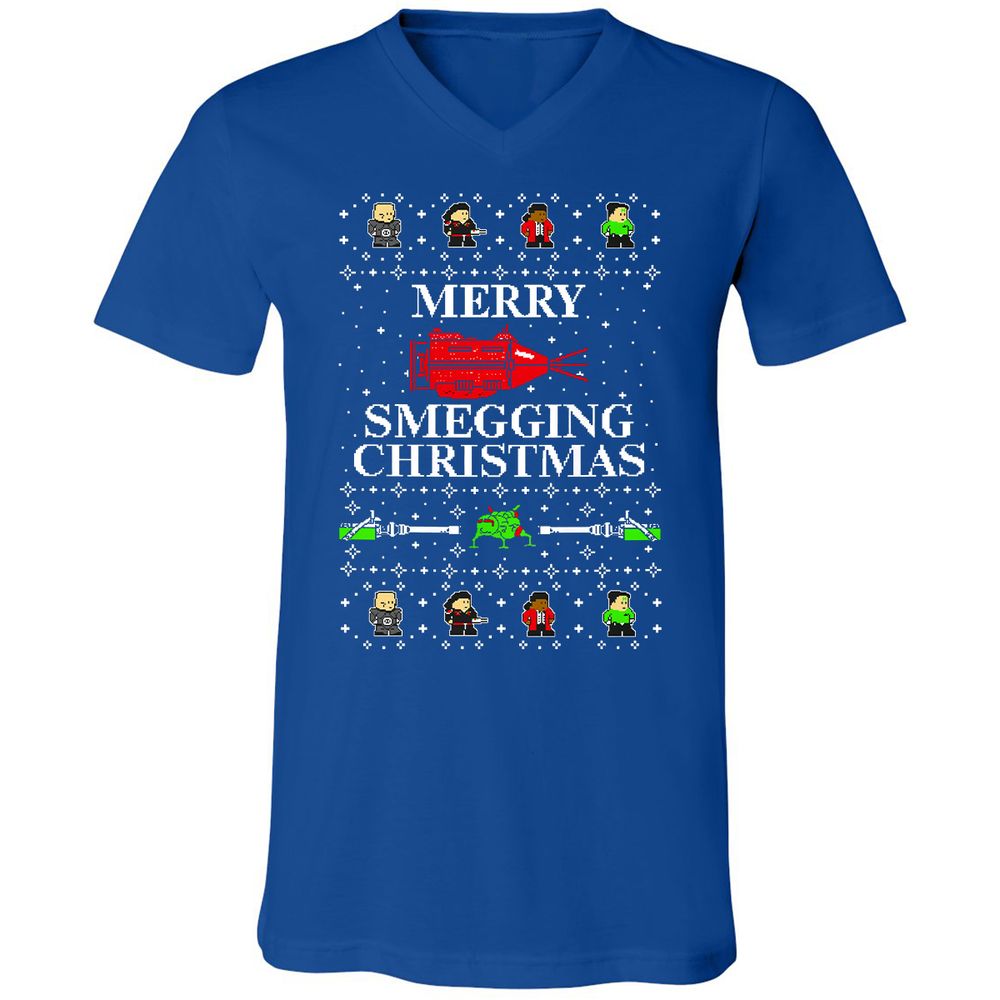 Unisex V-Neck T-Shirt - SM25S38G - True Royal - 4