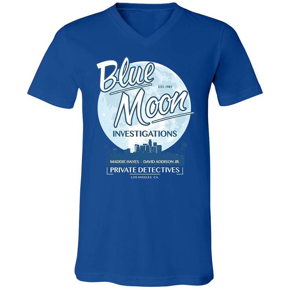 Unisex V-Neck T-Shirt - 6QMGME5T - True Royal - 4