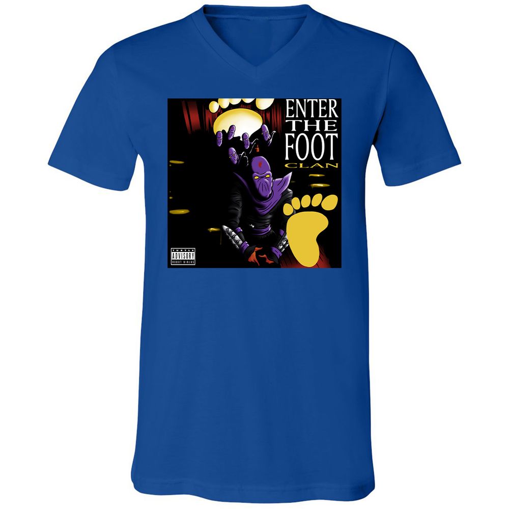 Unisex V-Neck T-Shirt - 2E83CY24 - True Royal - 4