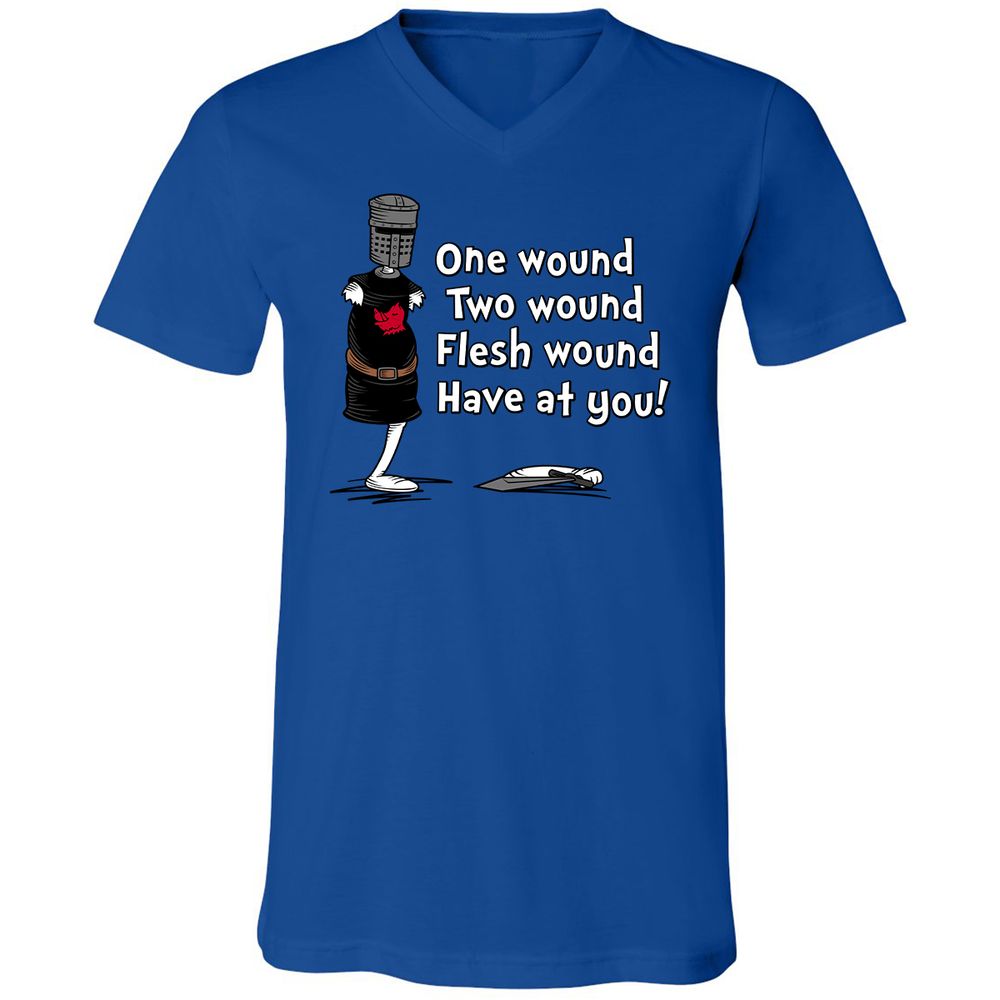 Unisex V-Neck T-Shirt - 26W96SL8 - True Royal - 4