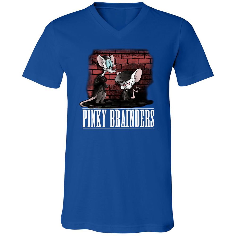 Unisex V-Neck T-Shirt - 8X8QRLFP - True Royal - 4