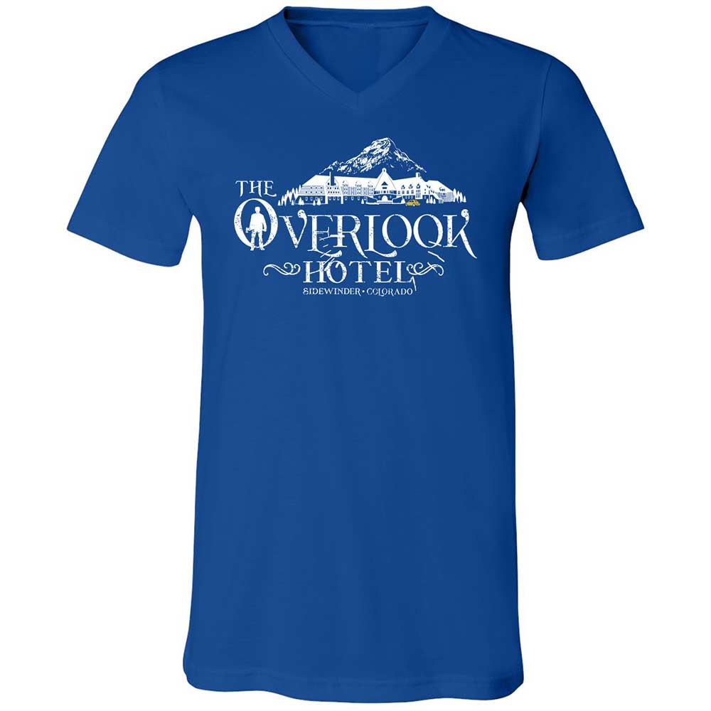 Unisex V-Neck T-Shirt - CRG8HJFV - True Royal - 4