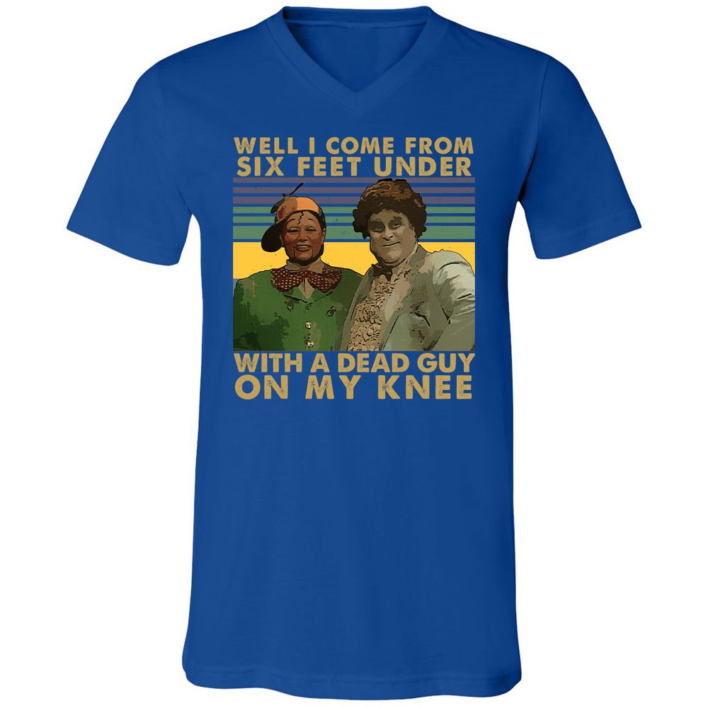 Unisex V-Neck T-Shirt - FXTPZU93 - True Royal - 4