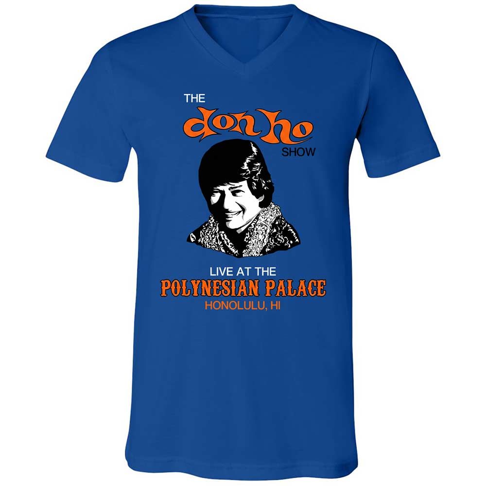 Unisex V-Neck T-Shirt - 2CNFZ68G - True Royal - 4